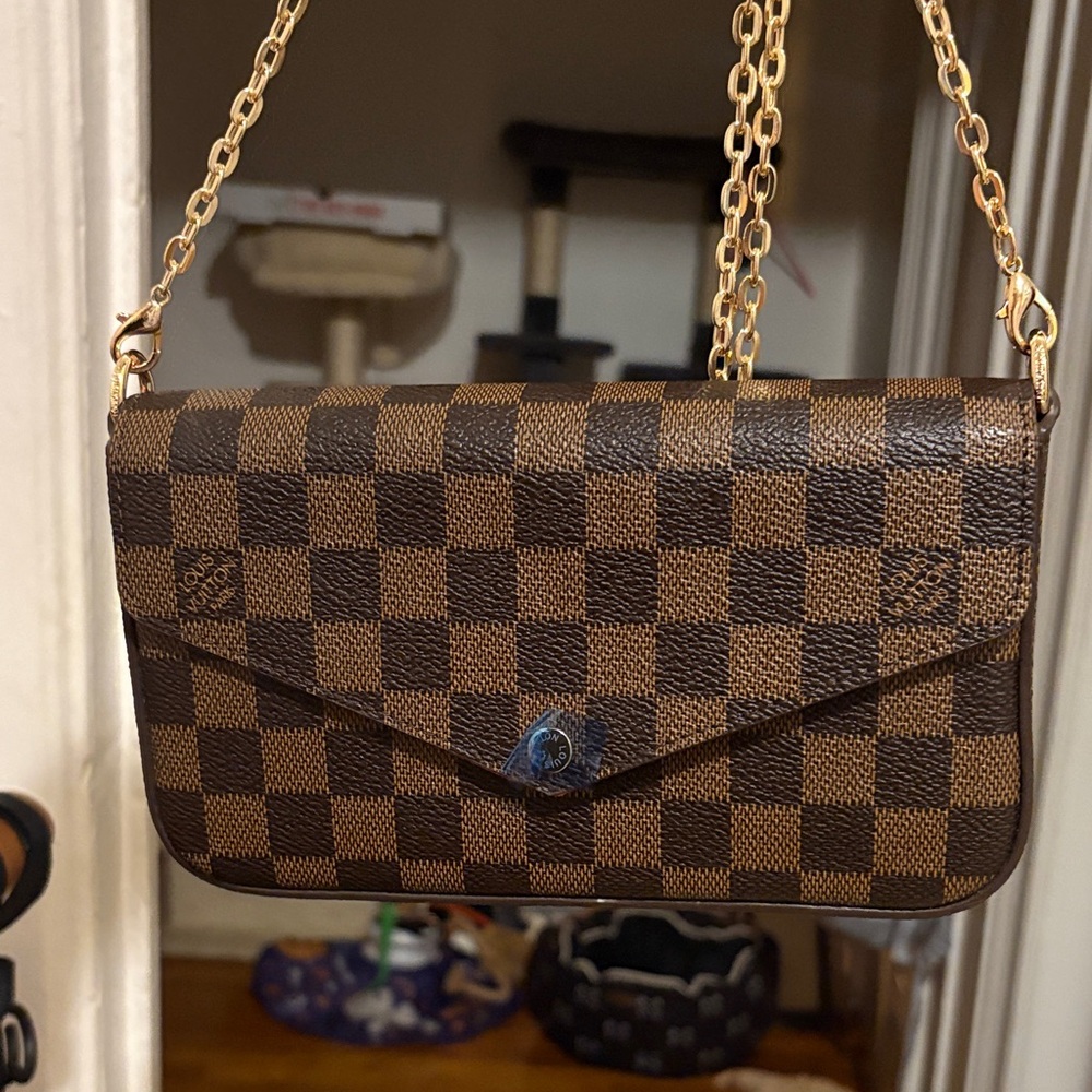 💎SALE Louis Vuitton Damier Ebene Felicie Pochette💎